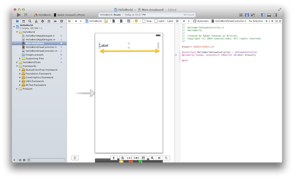 Xcode assistant editor